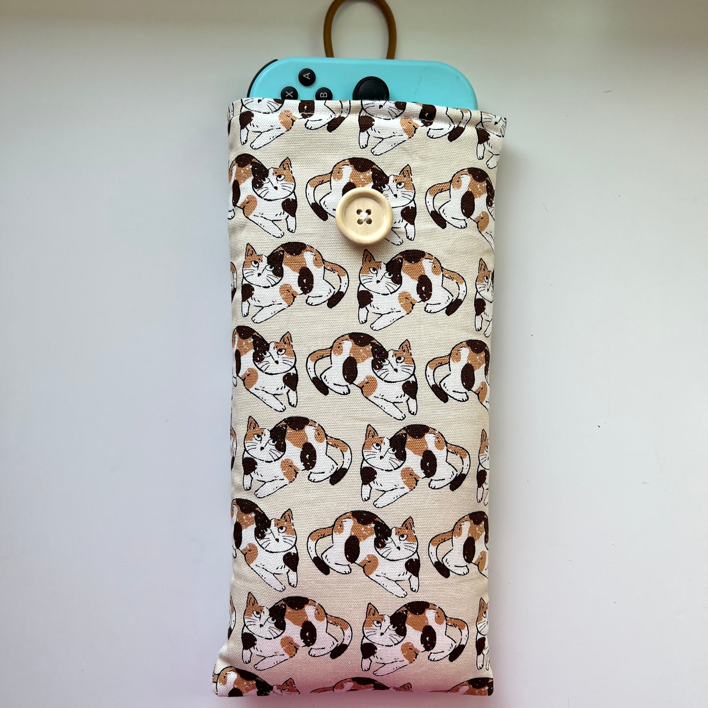 Cat print Nintendo switch sleeve